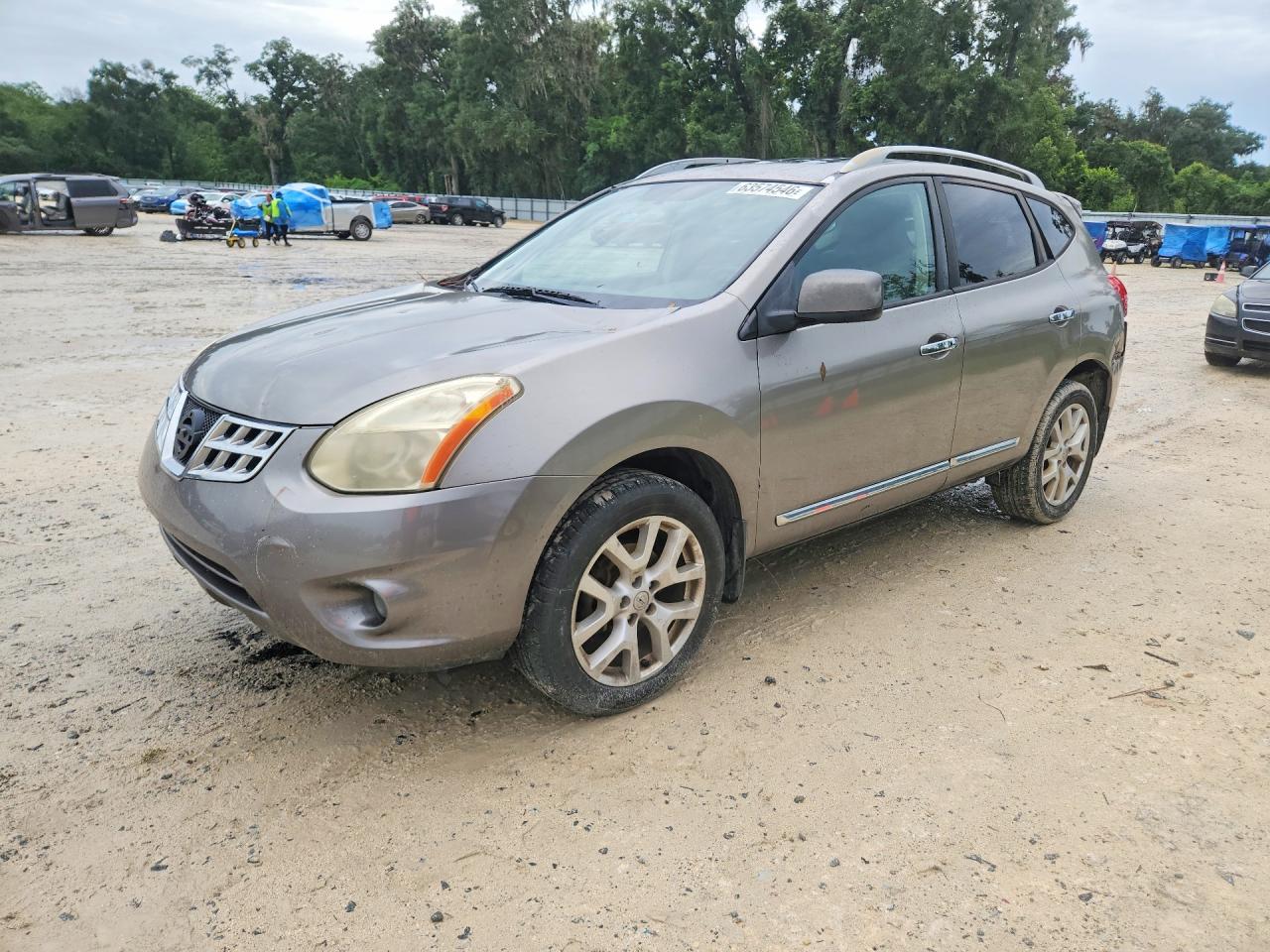 2011 Nissan Rogue S Gray vin: JN8AS5MTXBW158902