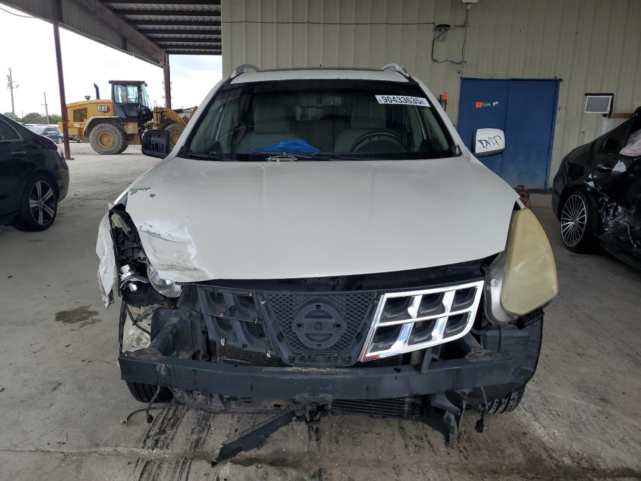 2011 Nissan Rogue S White vin: JN8AS5MTXBW162612