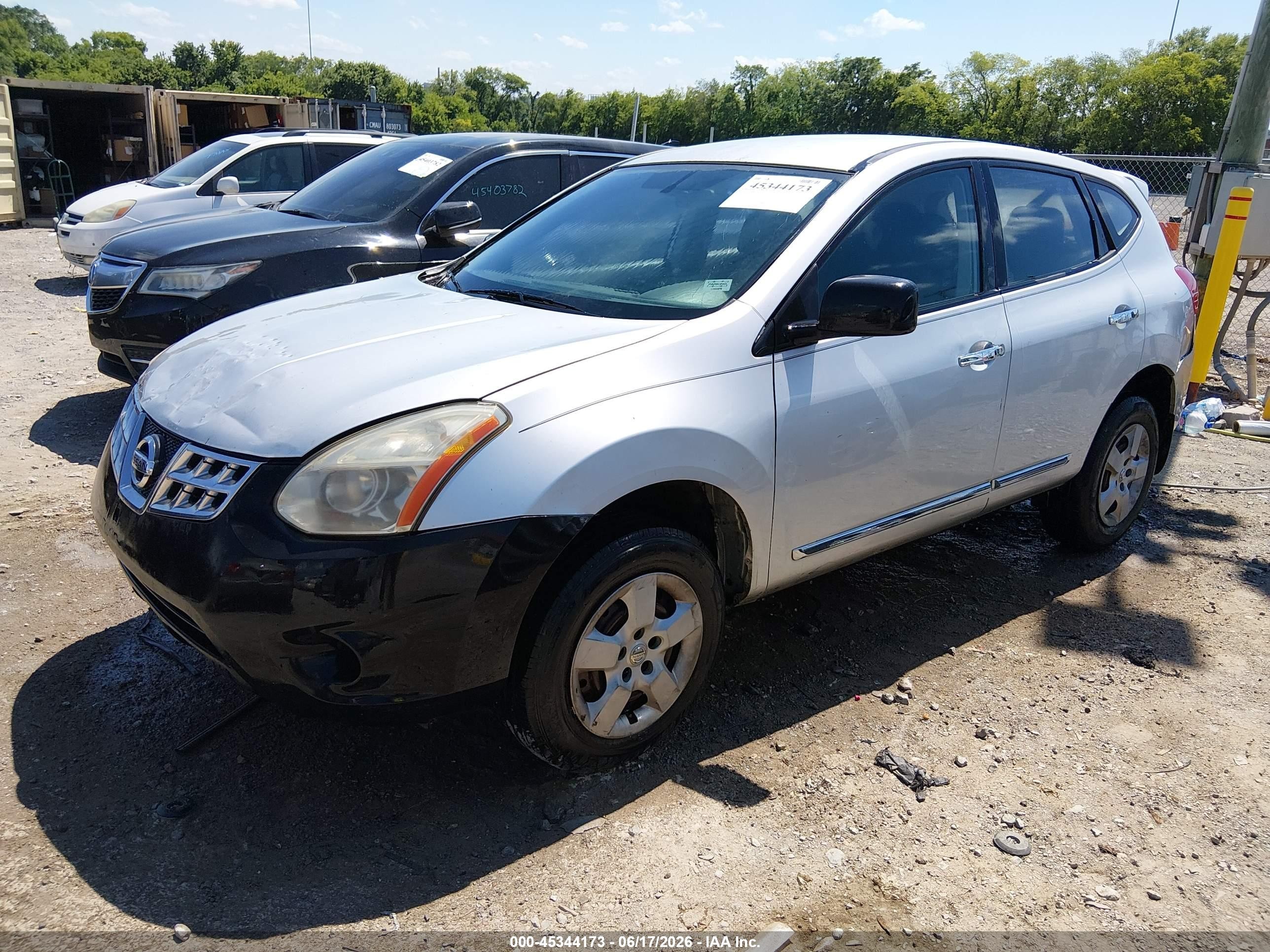 2011 Nissan Rogue S Silver vin: JN8AS5MTXBW163226