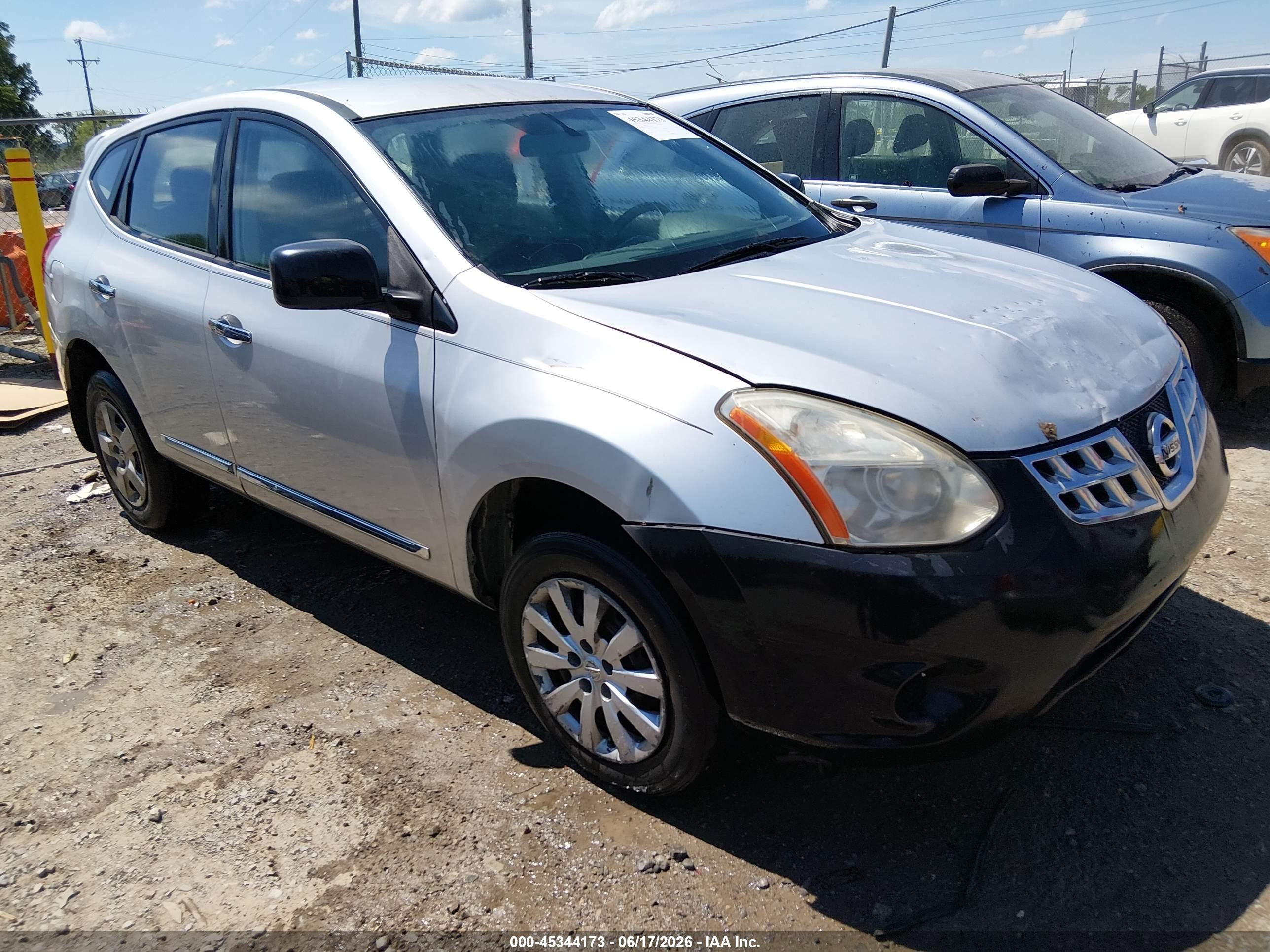 2011 Nissan Rogue S Silver vin: JN8AS5MTXBW163226