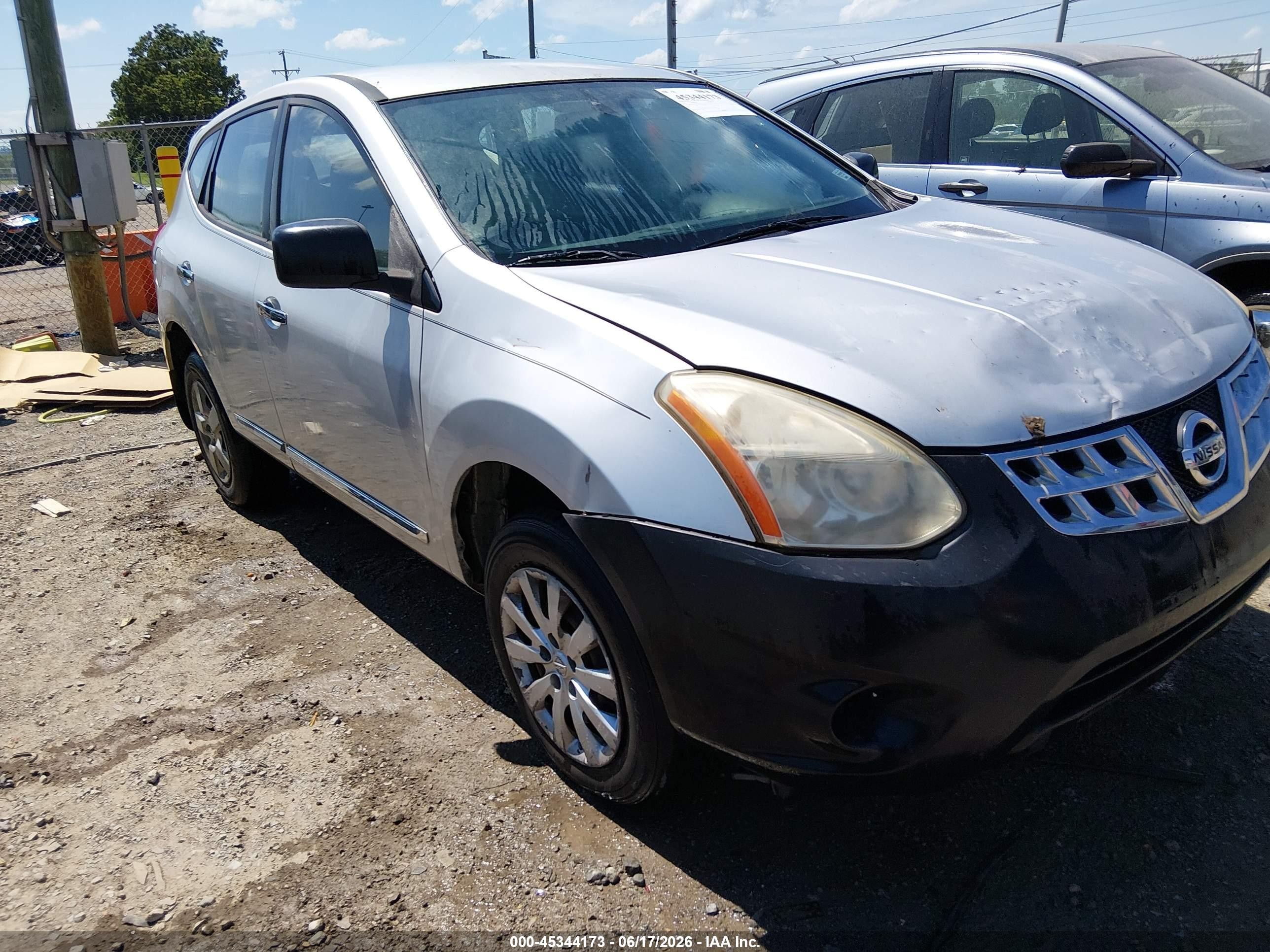 2011 Nissan Rogue S Silver vin: JN8AS5MTXBW163226