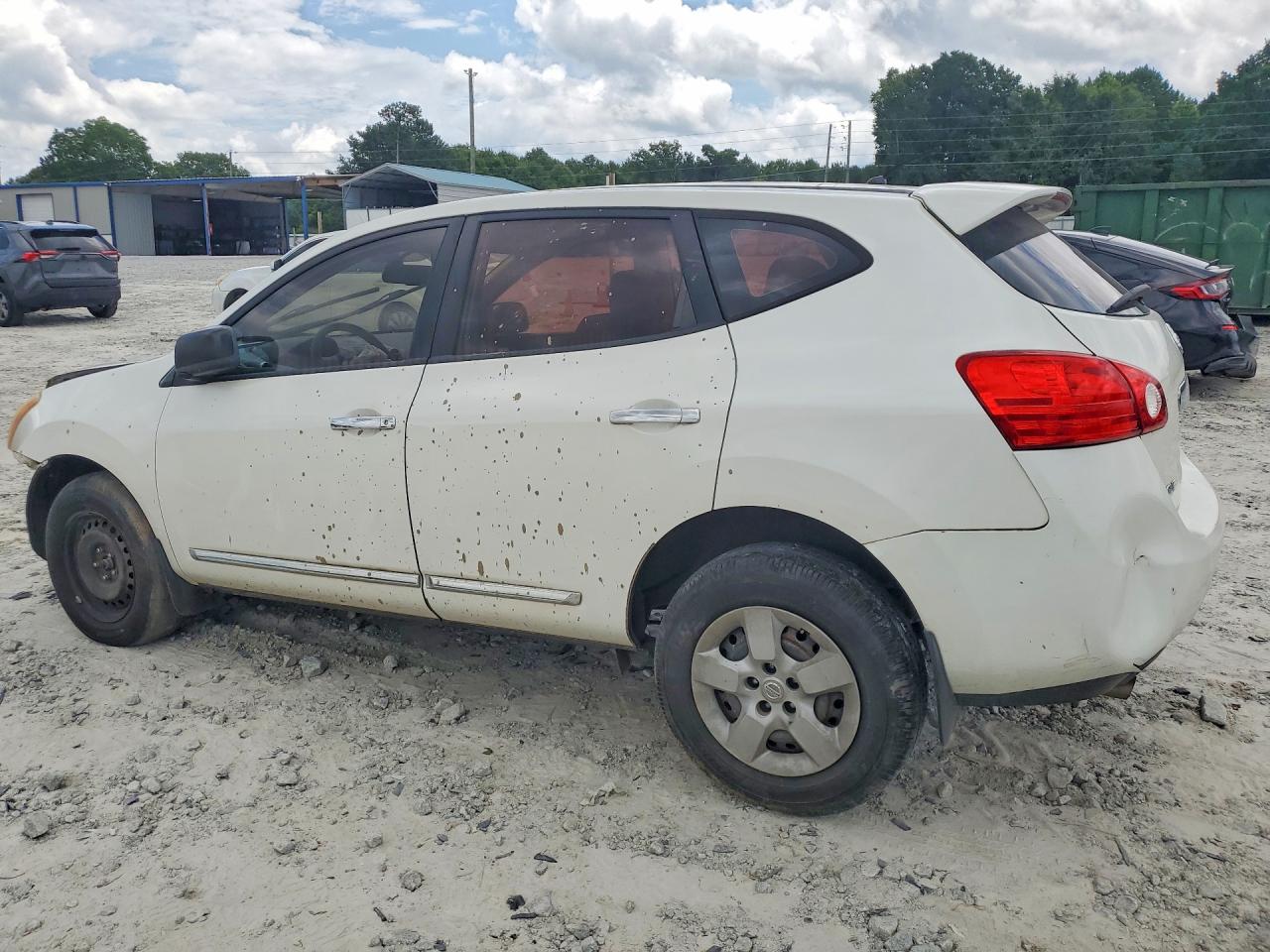 2011 Nissan Rogue S White vin: JN8AS5MTXBW168457