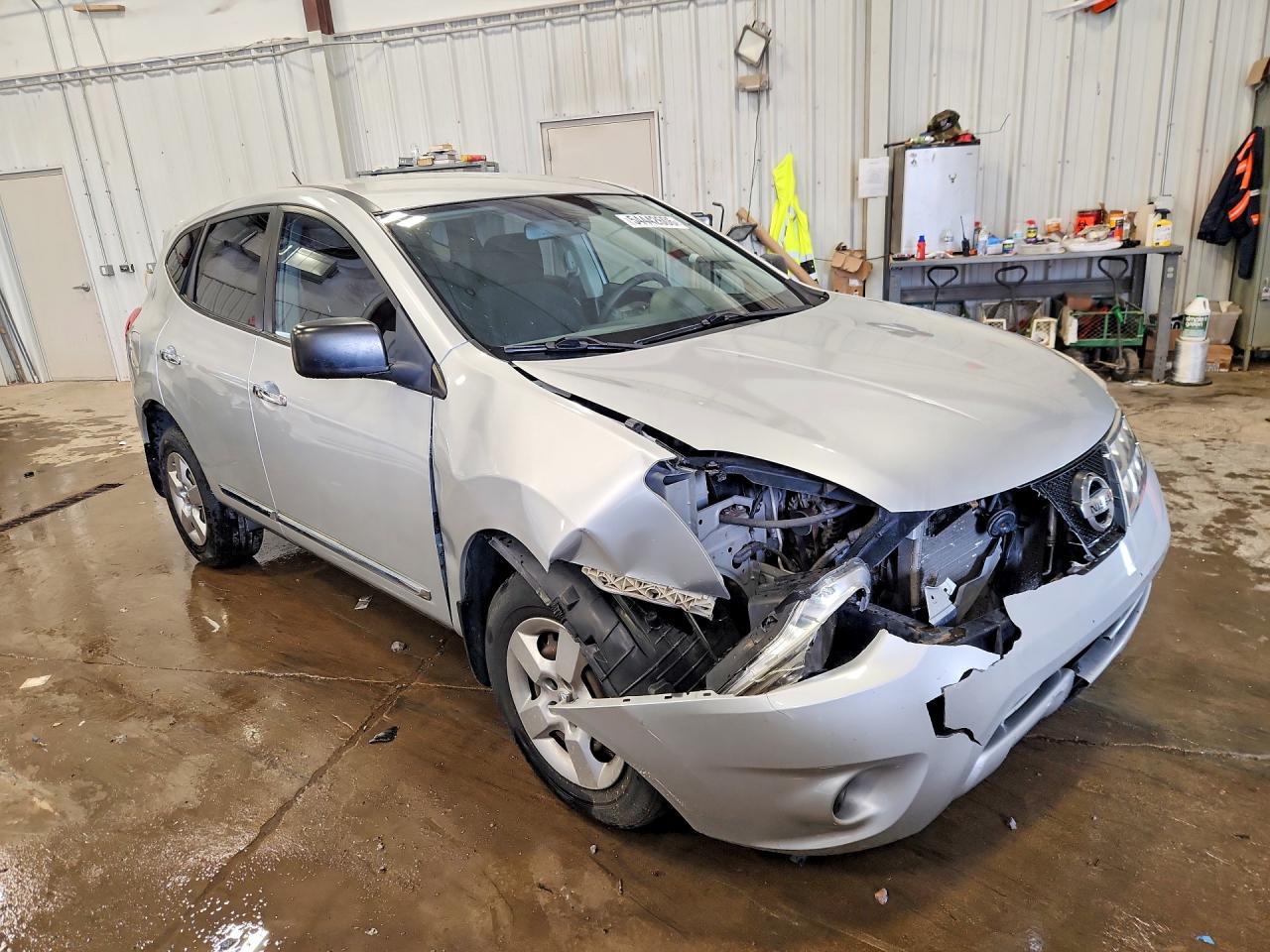 2011 Nissan Rogue S Silver vin: JN8AS5MTXBW182844