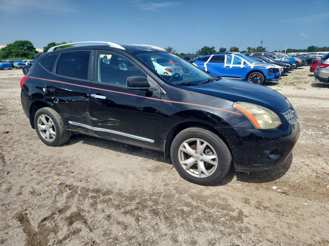 2011 Nissan Rogue S Black vin: JN8AS5MTXBW563464