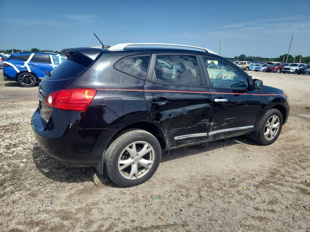 2011 Nissan Rogue S Black vin: JN8AS5MTXBW563464