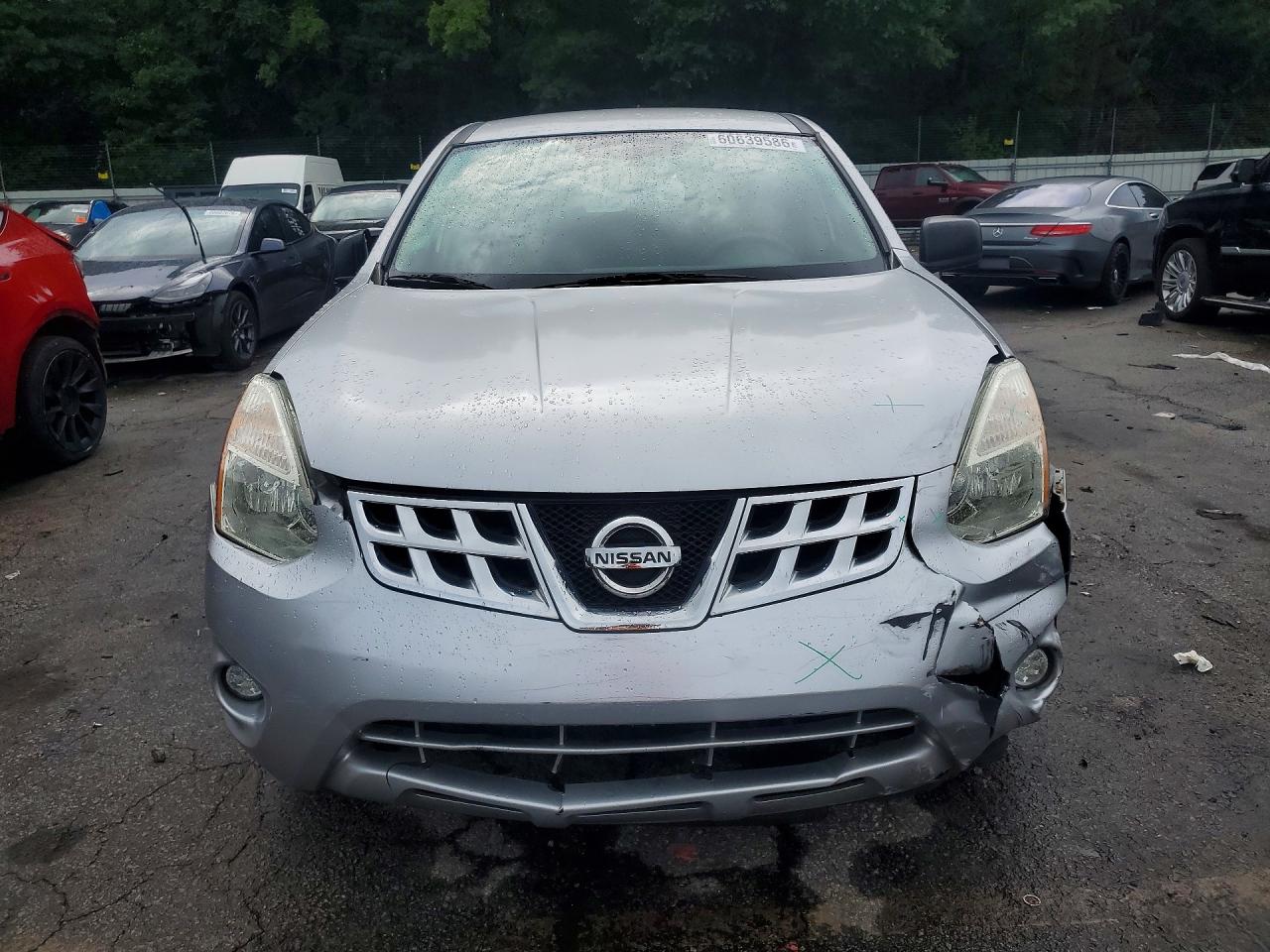 2011 Nissan Rogue S Silver vin: JN8AS5MTXBW564484