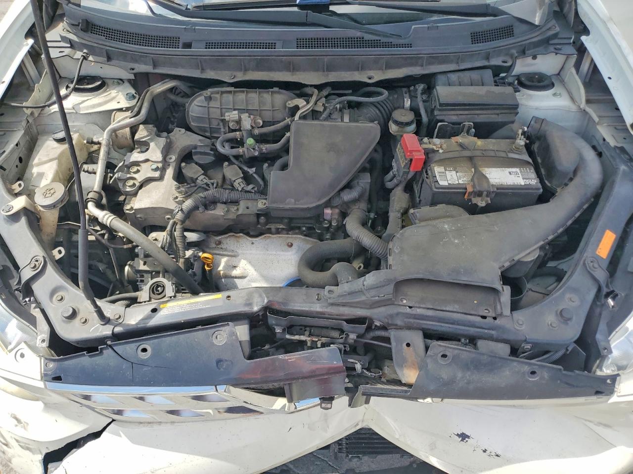 2012 Nissan Rogue S White vin: JN8AS5MTXCW257088