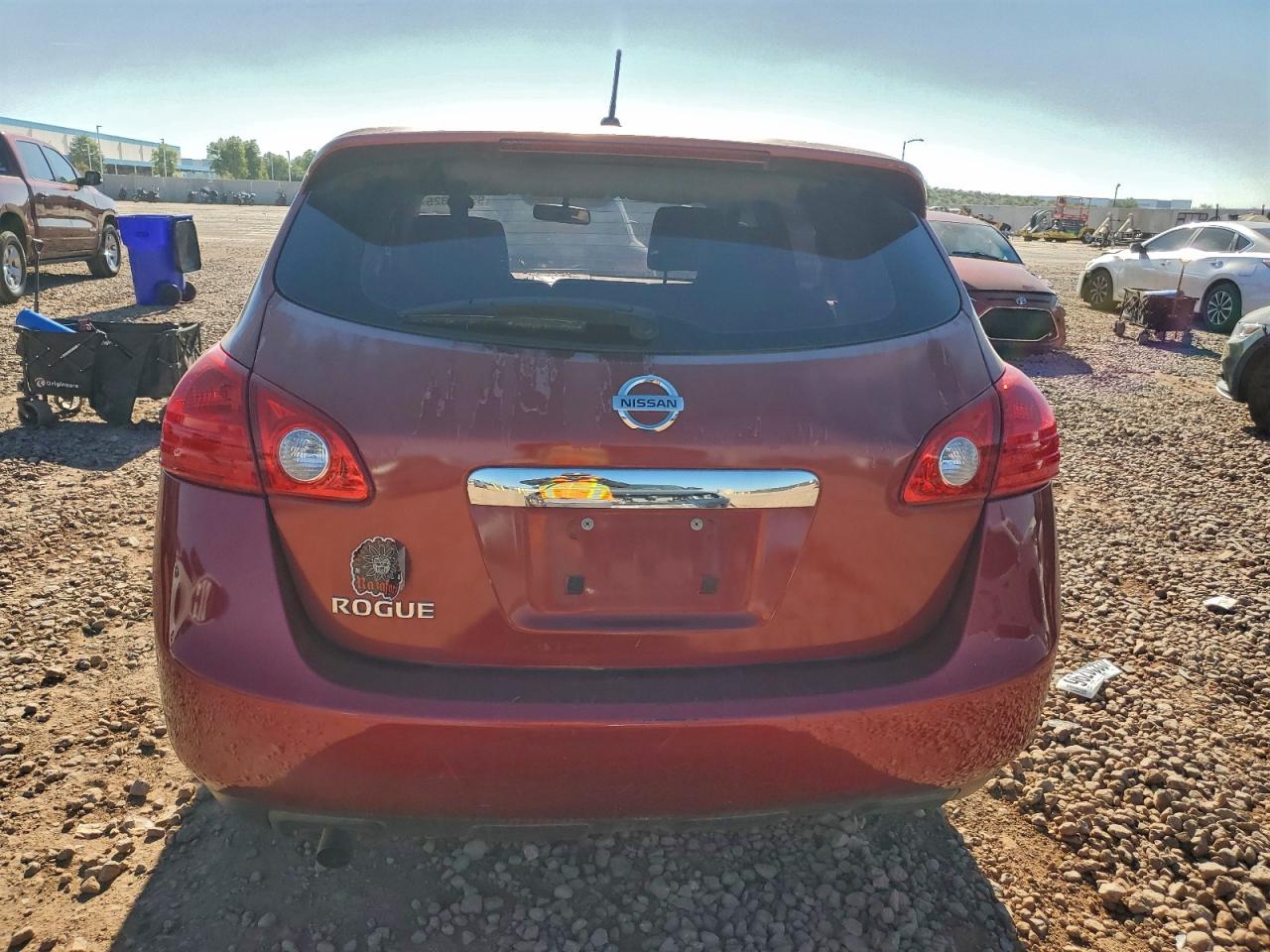 2012 Nissan Rogue Red vin: JN8AS5MTXCW273520