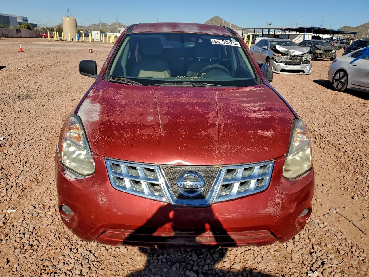 2012 Nissan Rogue Red vin: JN8AS5MTXCW273520