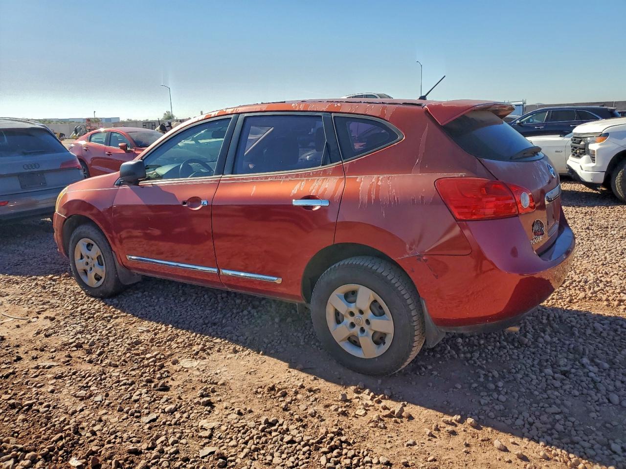 2012 Nissan Rogue Red vin: JN8AS5MTXCW273520
