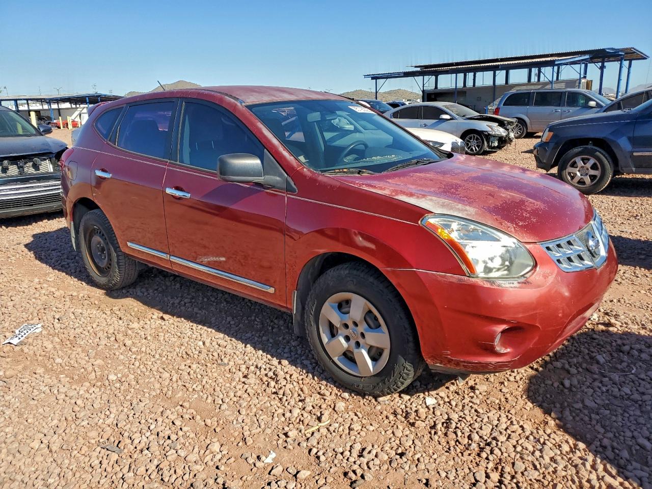 2012 Nissan Rogue Red vin: JN8AS5MTXCW273520