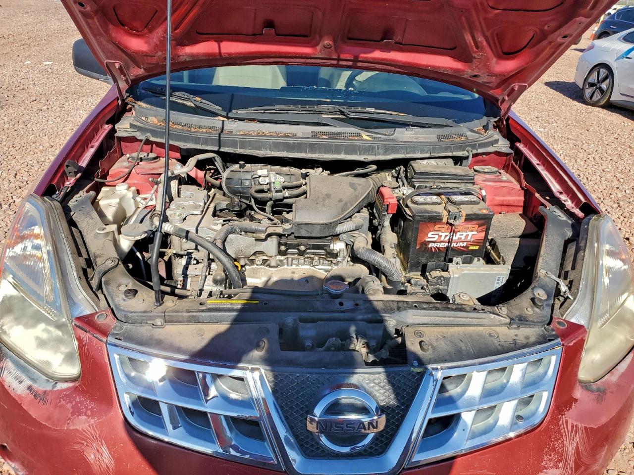 2012 Nissan Rogue Red vin: JN8AS5MTXCW273520
