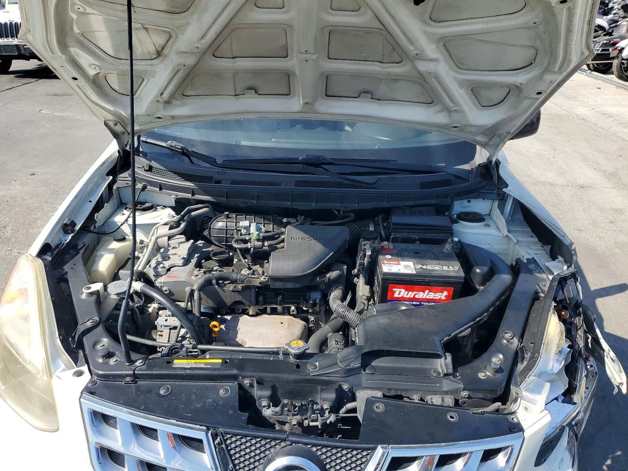 2012 Nissan Rogue S White vin: JN8AS5MTXCW274361