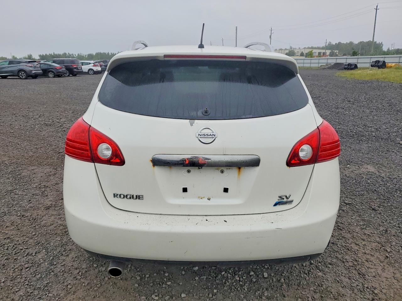 2012 Nissan Rogue S 4d White vin: JN8AS5MTXCW280385