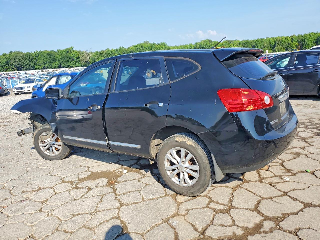 2012 Nissan Rogue S Black vin: JN8AS5MTXCW286641
