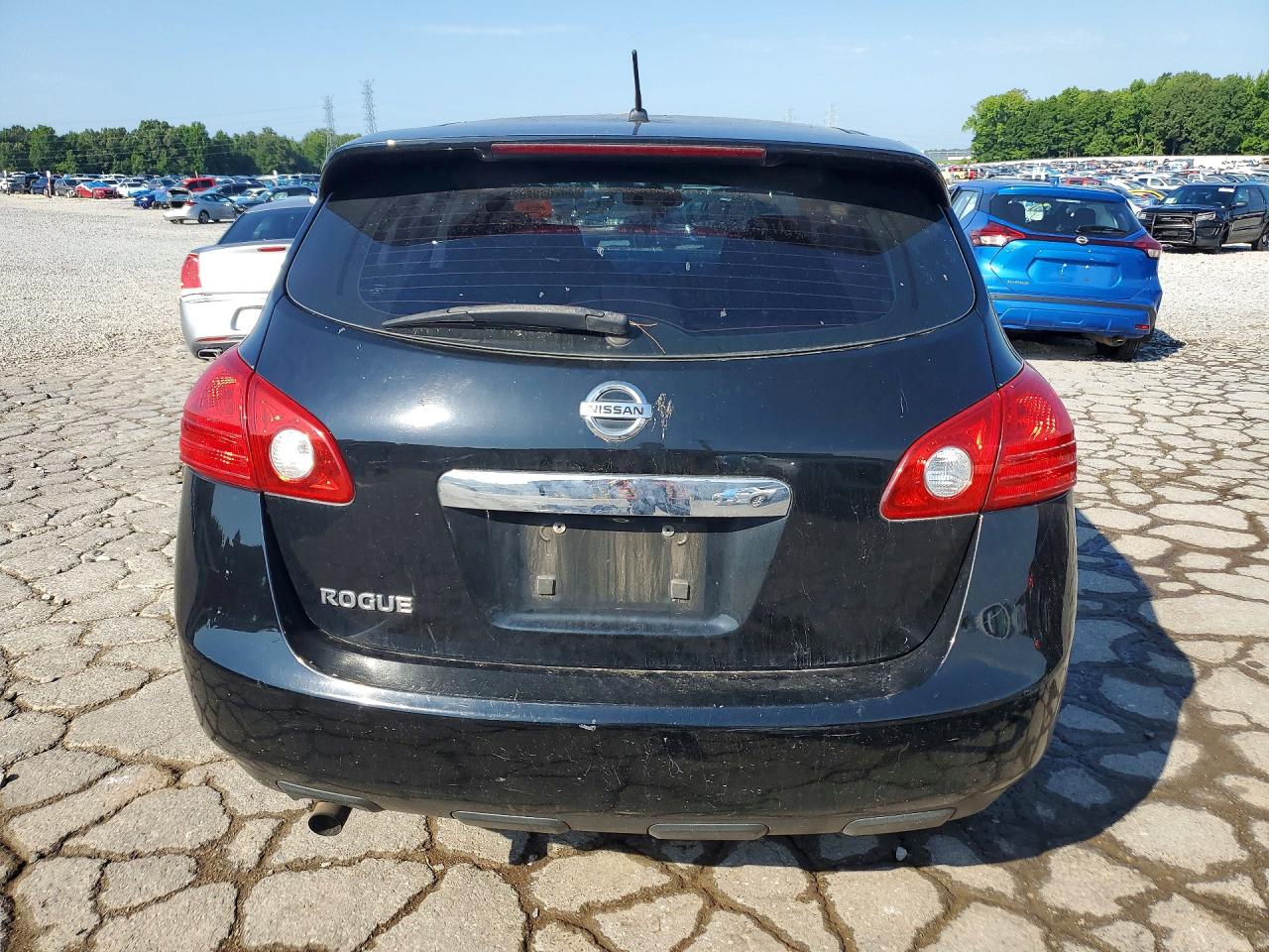 2012 Nissan Rogue S Black vin: JN8AS5MTXCW286641