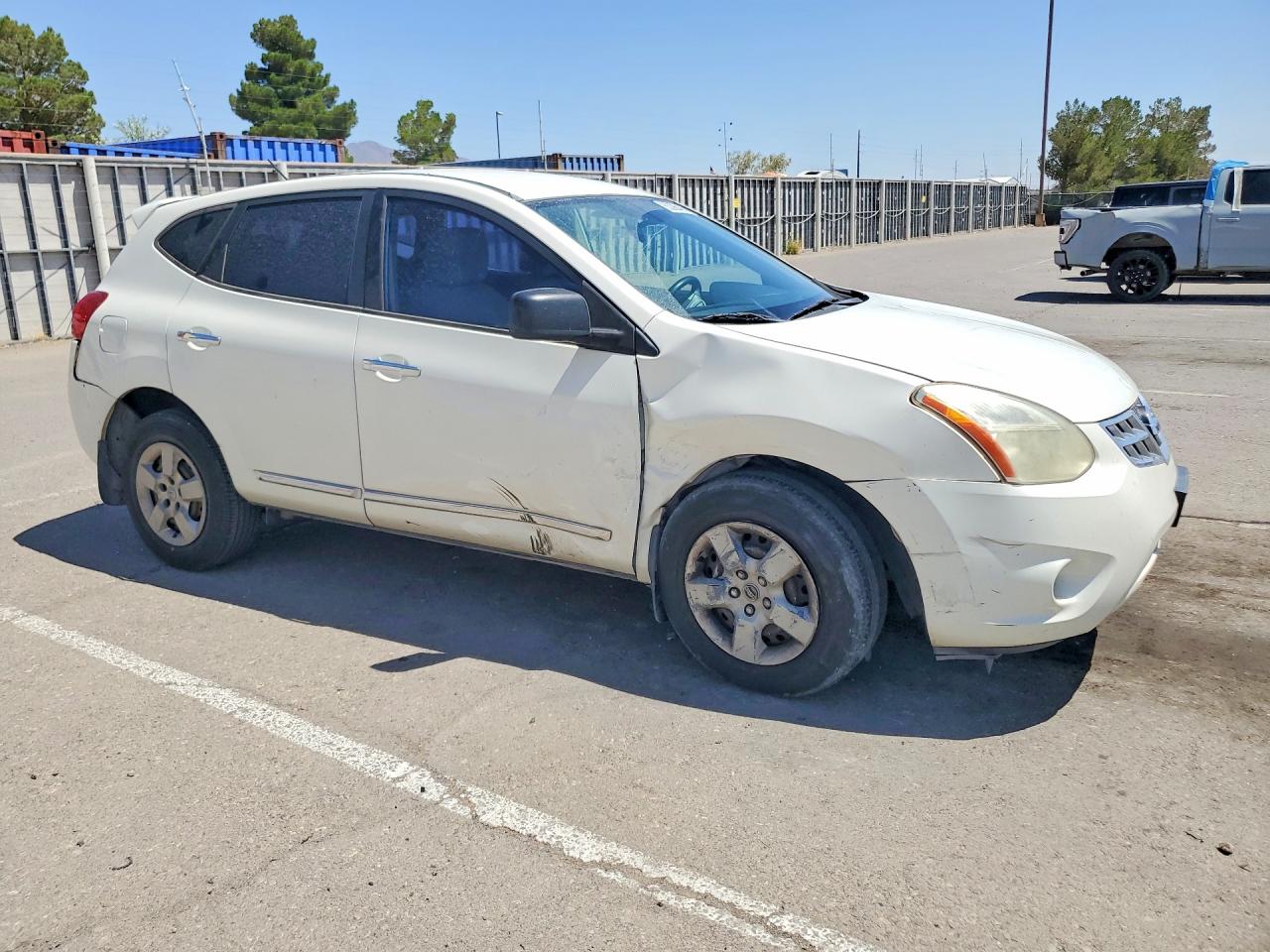 2012 Nissan Rogue S White vin: JN8AS5MTXCW288700