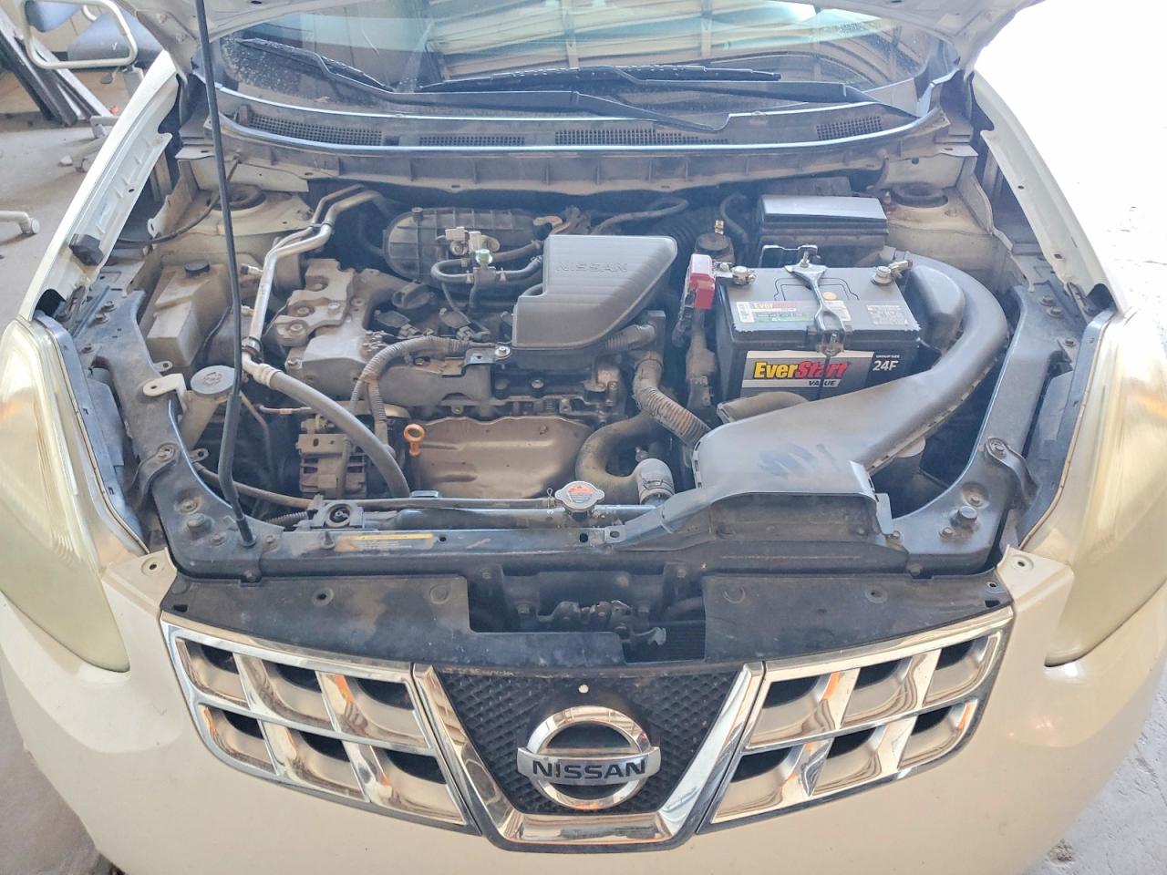 2012 Nissan Rogue S White vin: JN8AS5MTXCW288700