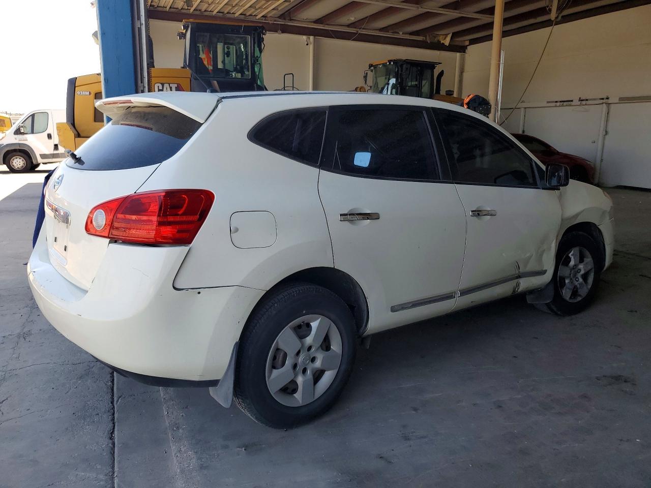 2012 Nissan Rogue S White vin: JN8AS5MTXCW288700