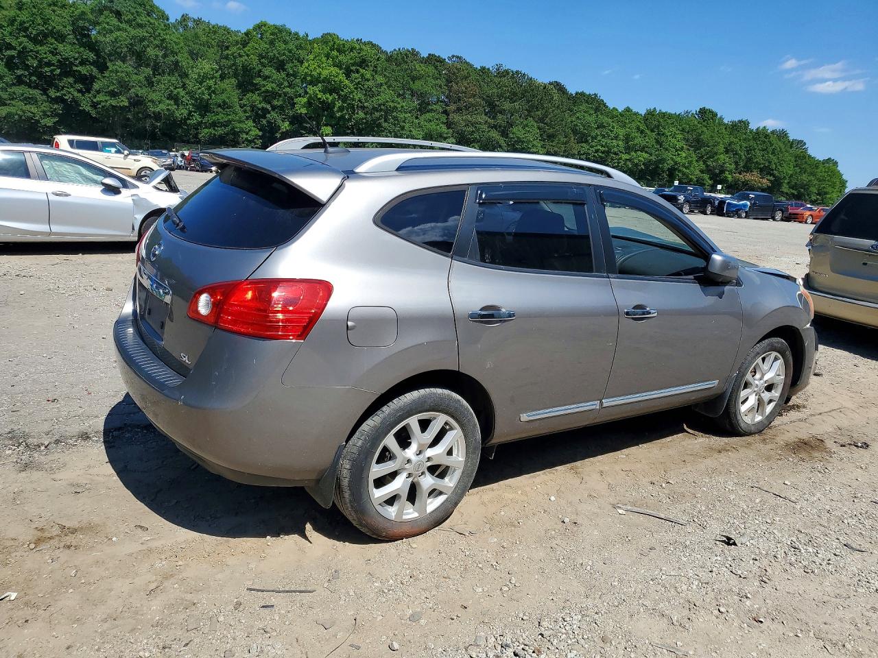 2012 Nissan Rogue S/sv Gray vin: JN8AS5MTXCW290625