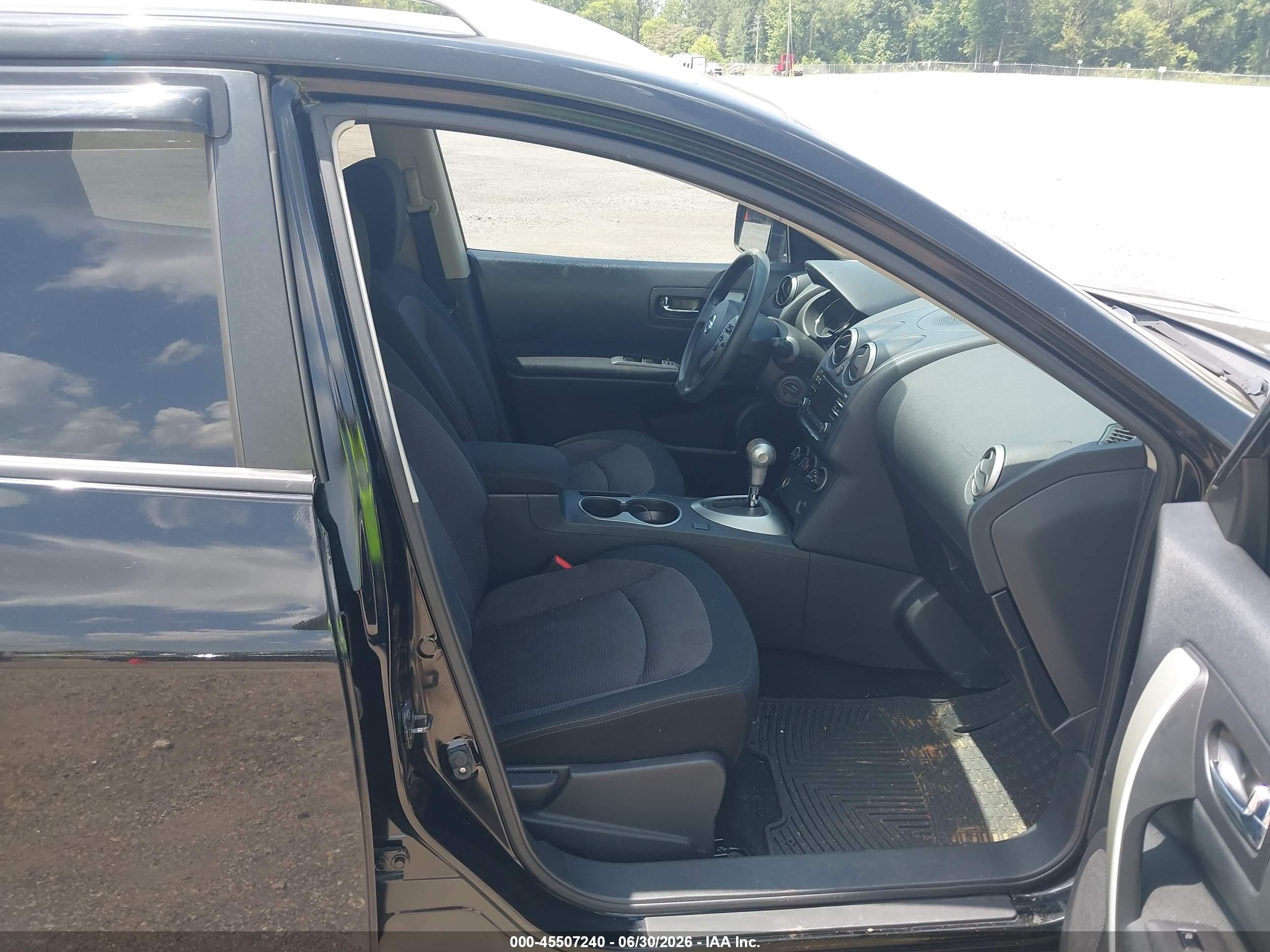 2012 Nissan Rogue Sv Black vin: JN8AS5MTXCW293427