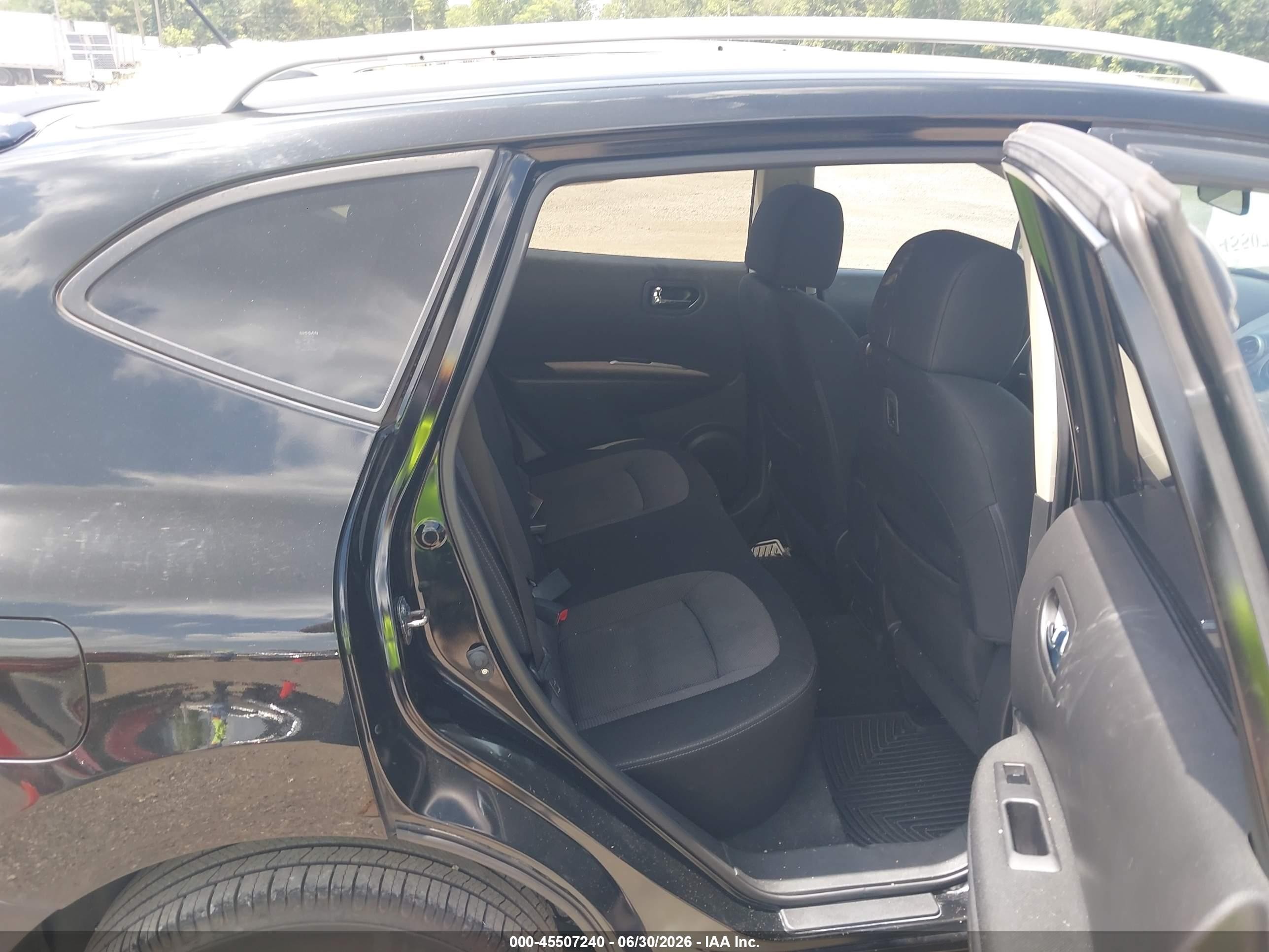 2012 Nissan Rogue Sv Black vin: JN8AS5MTXCW293427