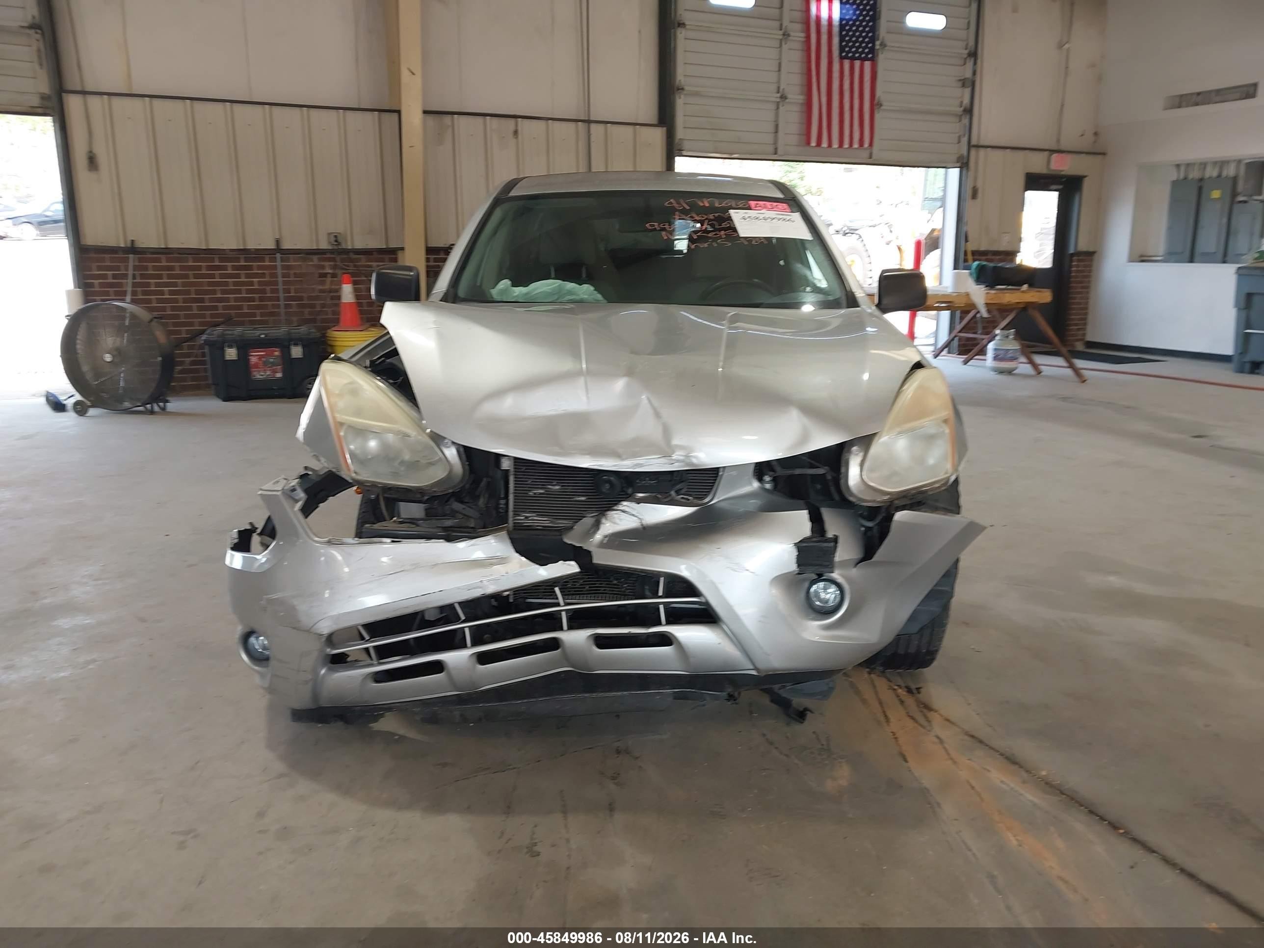 2012 Nissan Rogue S Silver vin: JN8AS5MTXCW294156