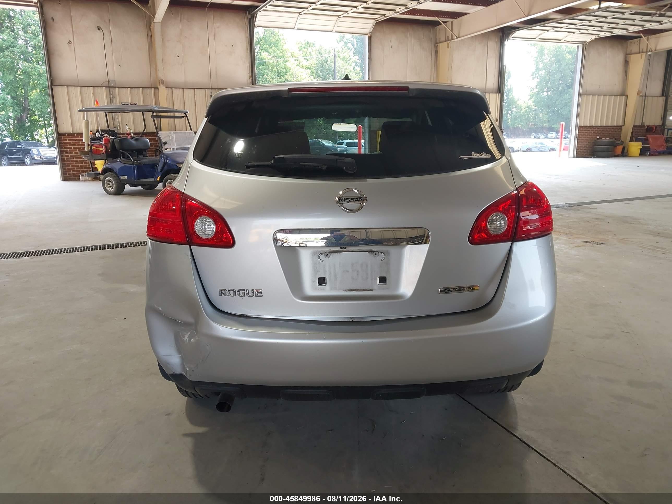 2012 Nissan Rogue S Silver vin: JN8AS5MTXCW294156