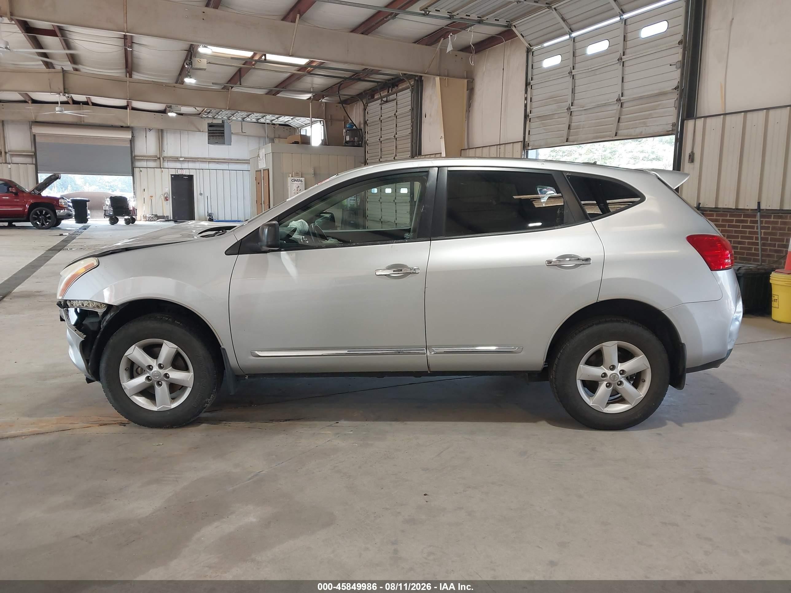 2012 Nissan Rogue S Silver vin: JN8AS5MTXCW294156