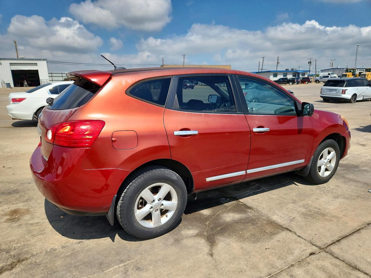2012 Nissan Rogue S Красный vin: JN8AS5MTXCW298935