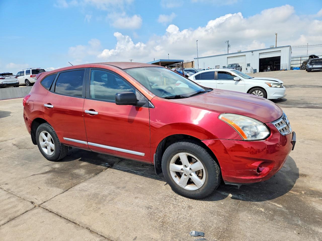 2012 Nissan Rogue S Красный vin: JN8AS5MTXCW298935