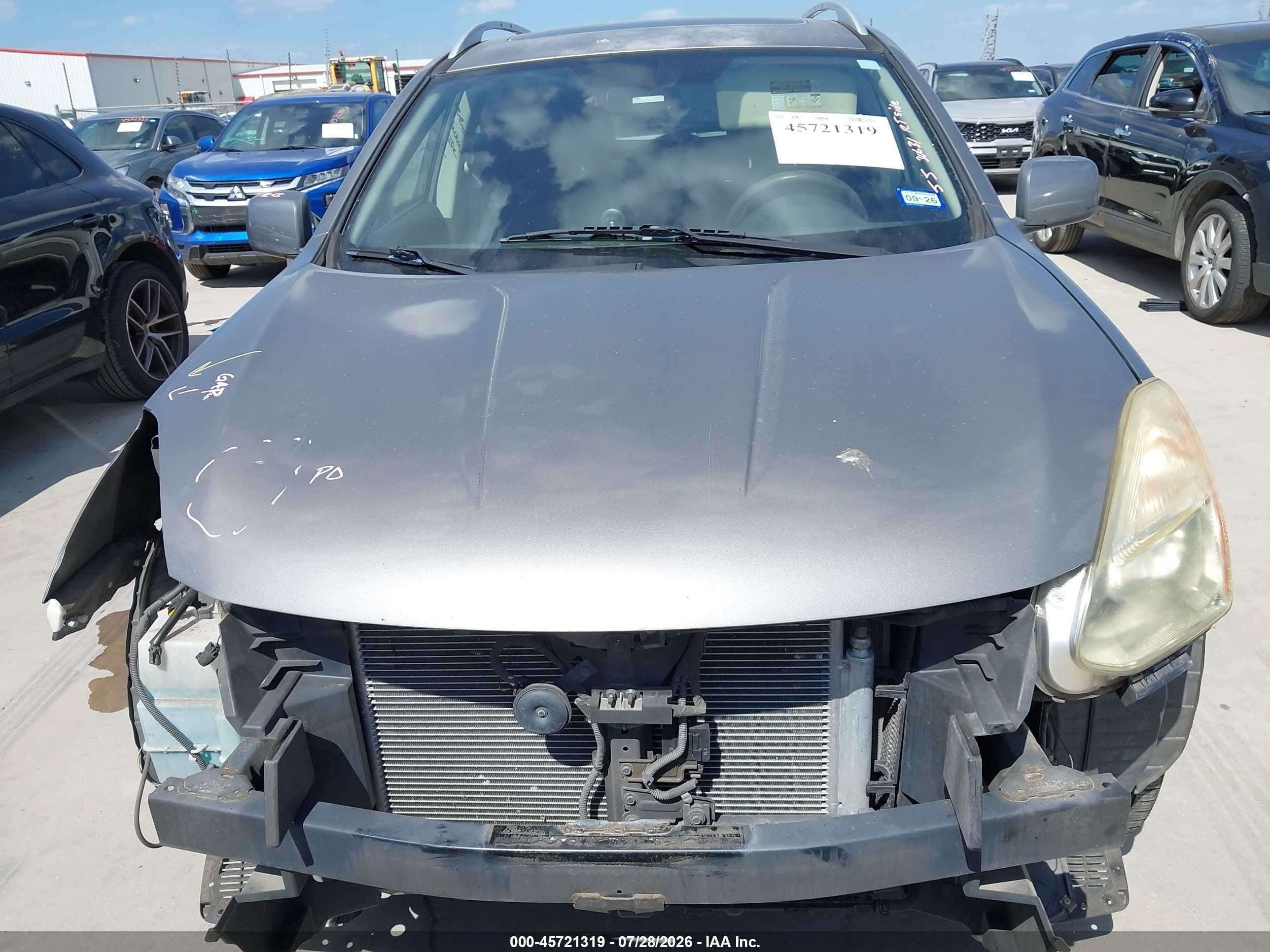 2012 Nissan Rogue Sv Серый vin: JN8AS5MTXCW607089
