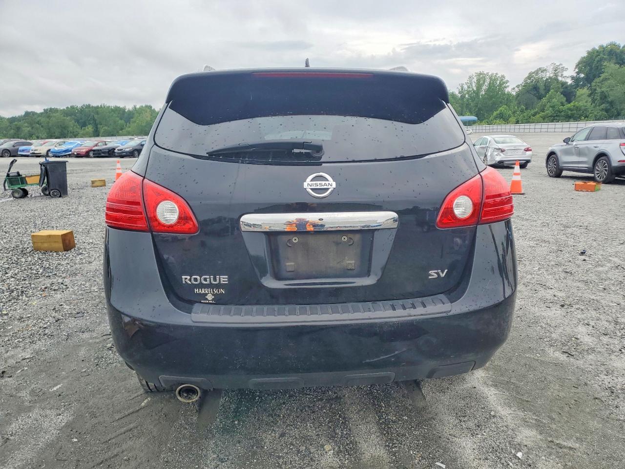 2012 Nissan Rogue S Black vin: JN8AS5MTXCW608002