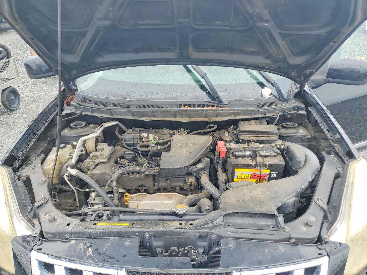 2012 Nissan Rogue S Black vin: JN8AS5MTXCW608002