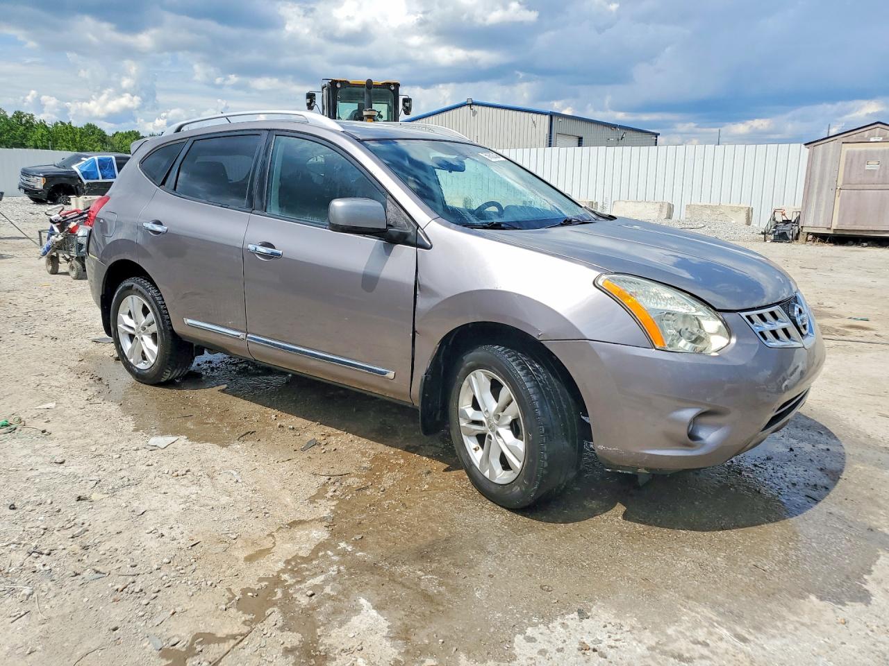 2012 Nissan Rogue S/sv Gray vin: JN8AS5MTXCW613913