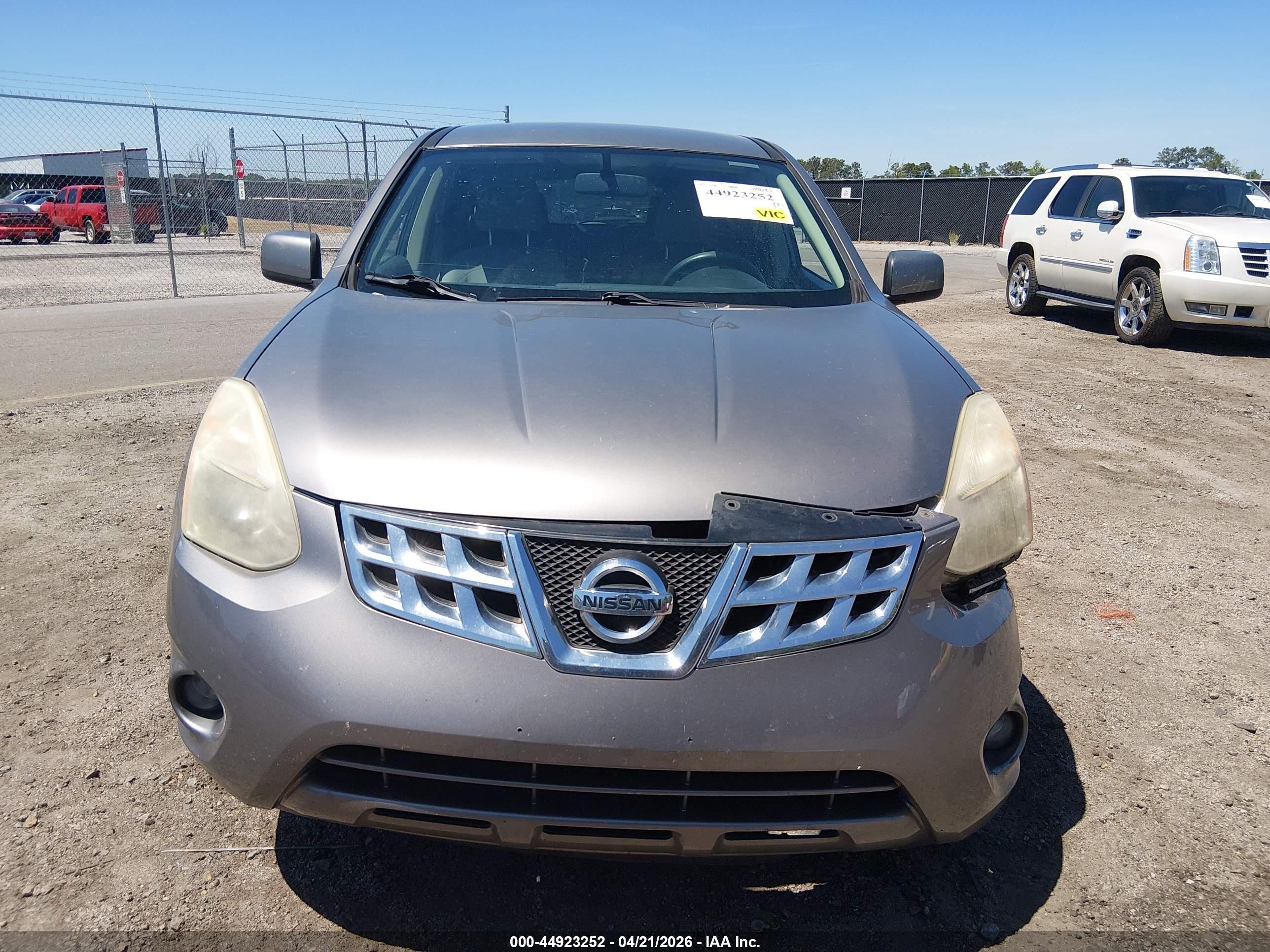 2013 Nissan Rogue S Серый vin: JN8AS5MTXDW001535