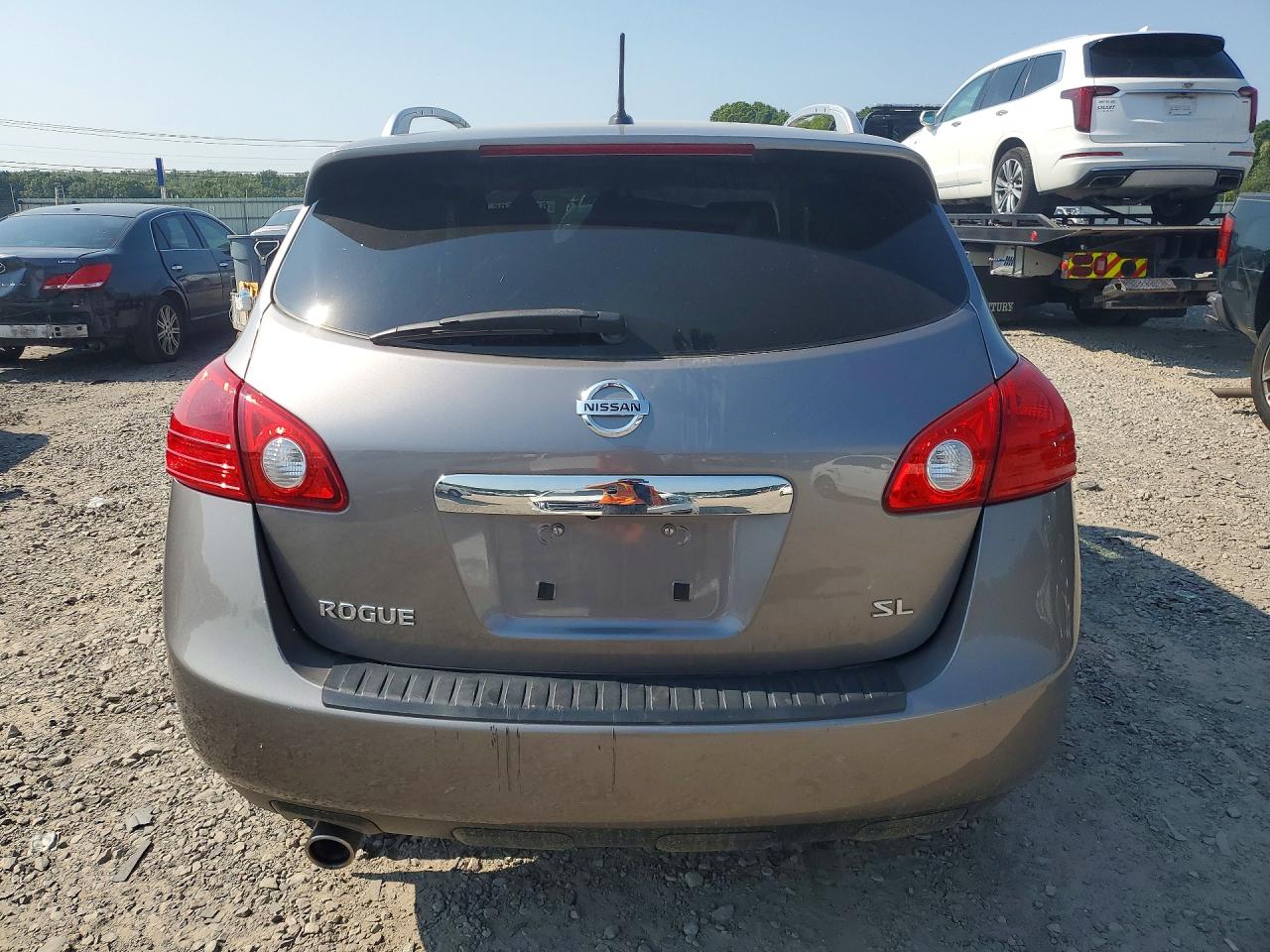 2013 Nissan Rogue S Silver vin: JN8AS5MTXDW002233