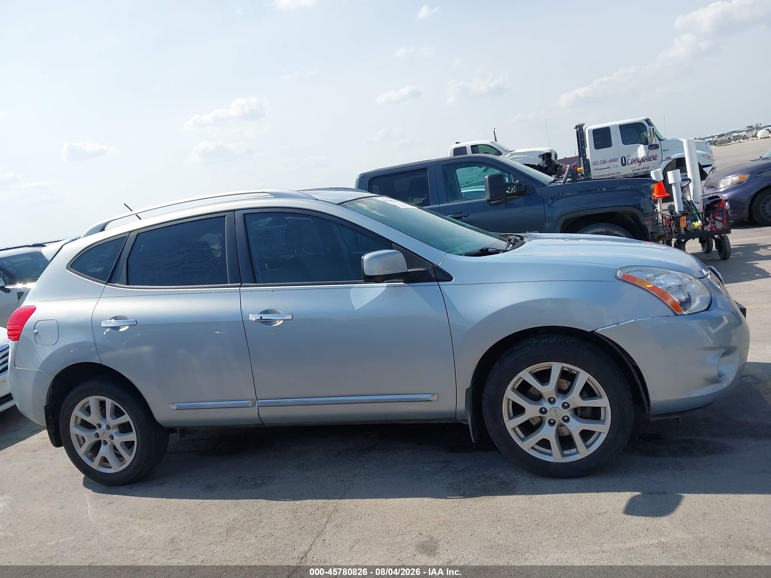2013 Nissan Rogue Sv W/sl Pkg Light Blue vin: JN8AS5MTXDW007528