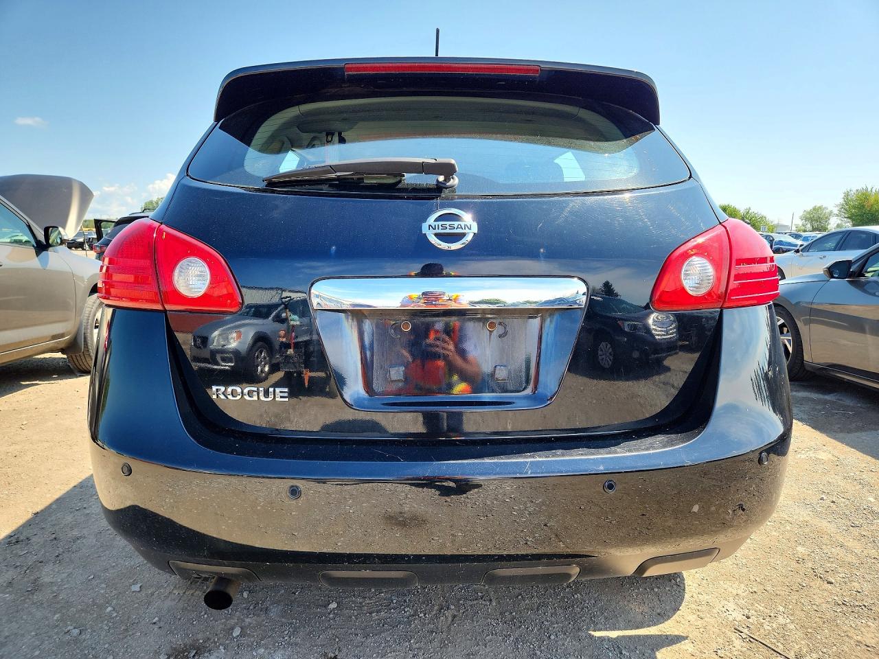 2013 Nissan Rogue S Black vin: JN8AS5MTXDW009117