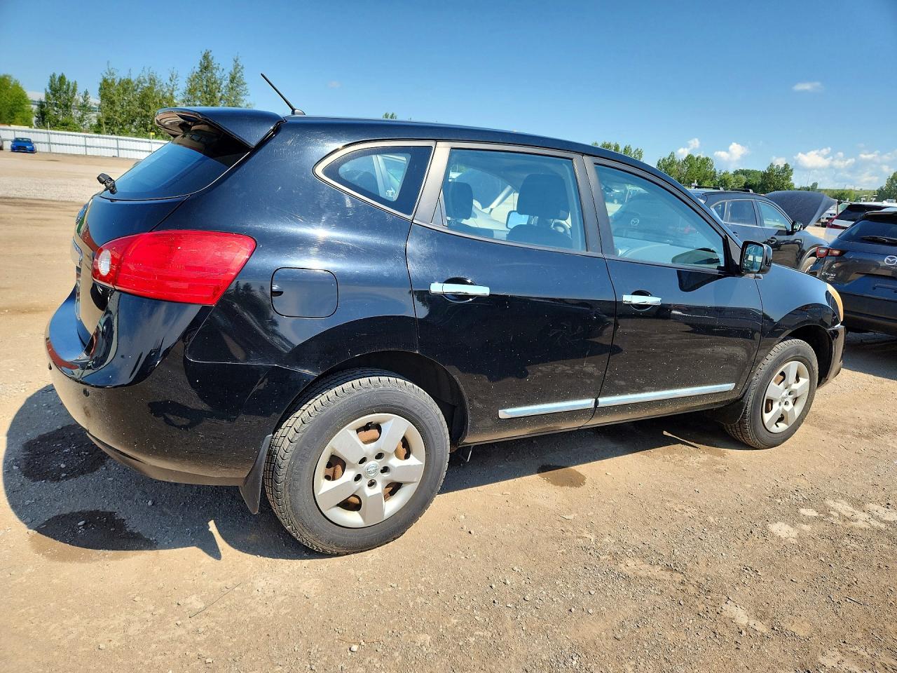 2013 Nissan Rogue S Black vin: JN8AS5MTXDW009117
