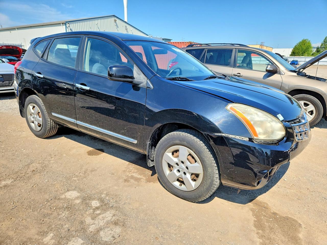 2013 Nissan Rogue S Black vin: JN8AS5MTXDW009117