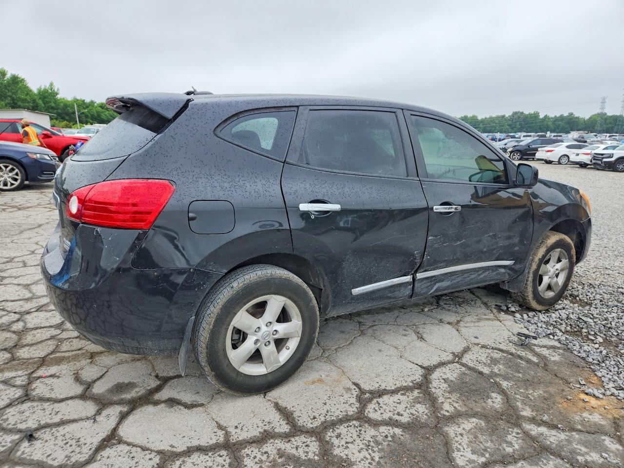 2013 Nissan Rogue S Black vin: JN8AS5MTXDW017699