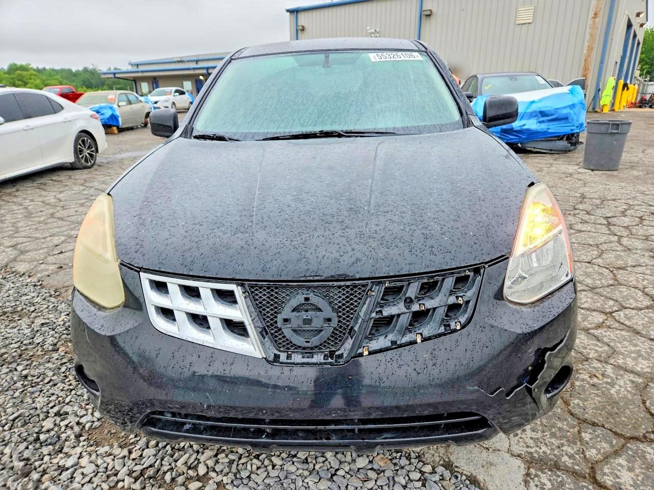 2013 Nissan Rogue S Black vin: JN8AS5MTXDW017699