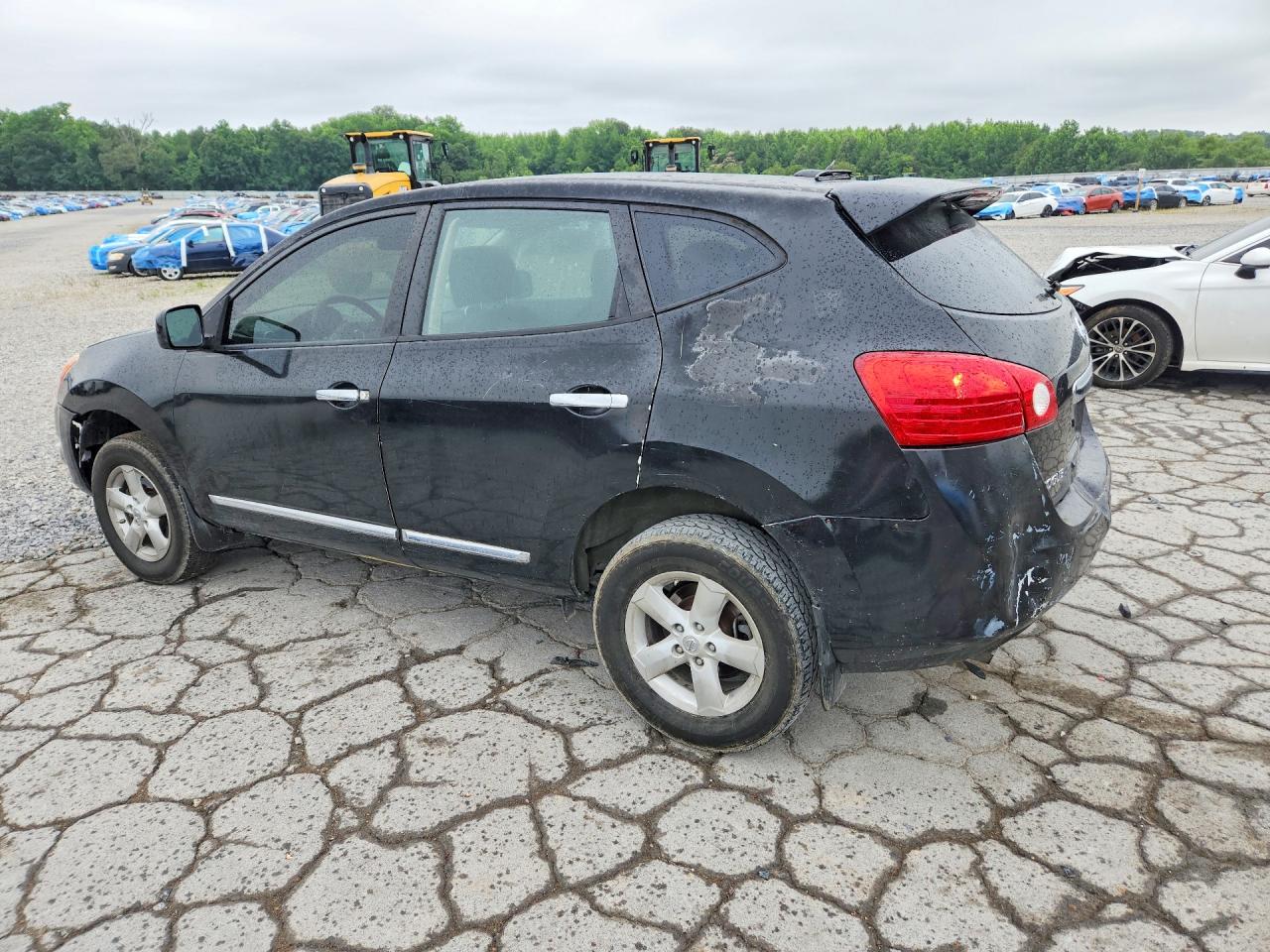 2013 Nissan Rogue S Black vin: JN8AS5MTXDW017699