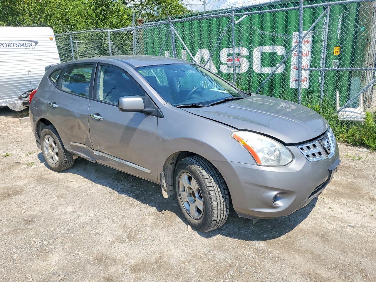 2013 Nissan Rogue S Gray vin: JN8AS5MTXDW024684
