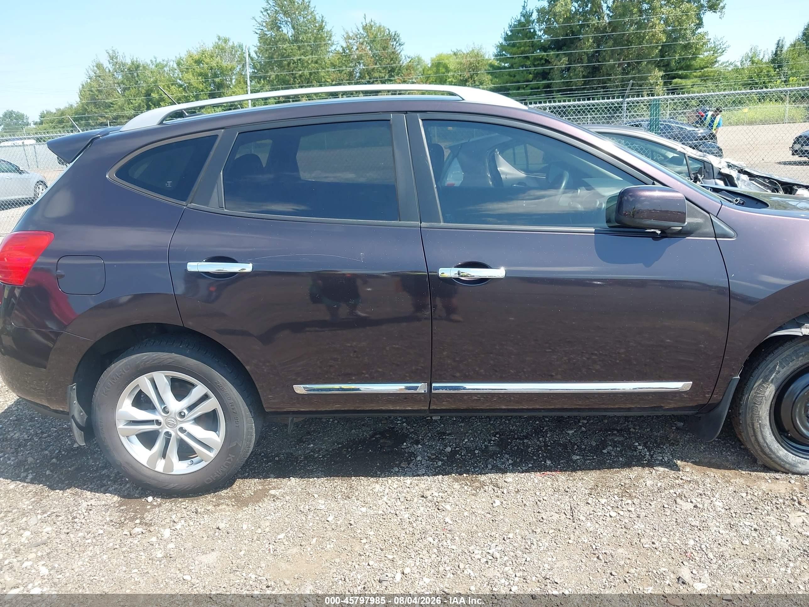 2013 Nissan Rogue Sv Black vin: JN8AS5MTXDW026631