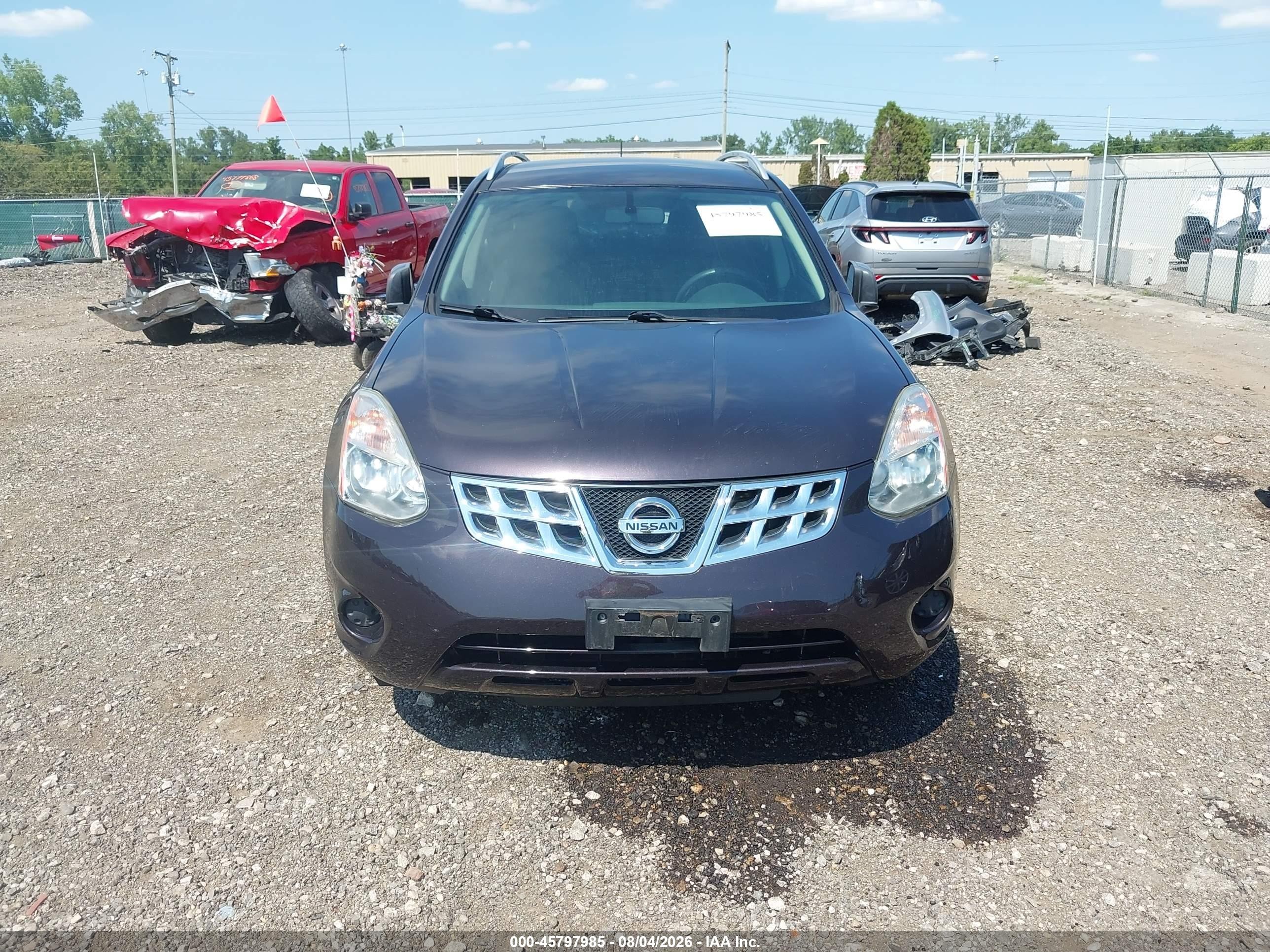 2013 Nissan Rogue Sv Black vin: JN8AS5MTXDW026631