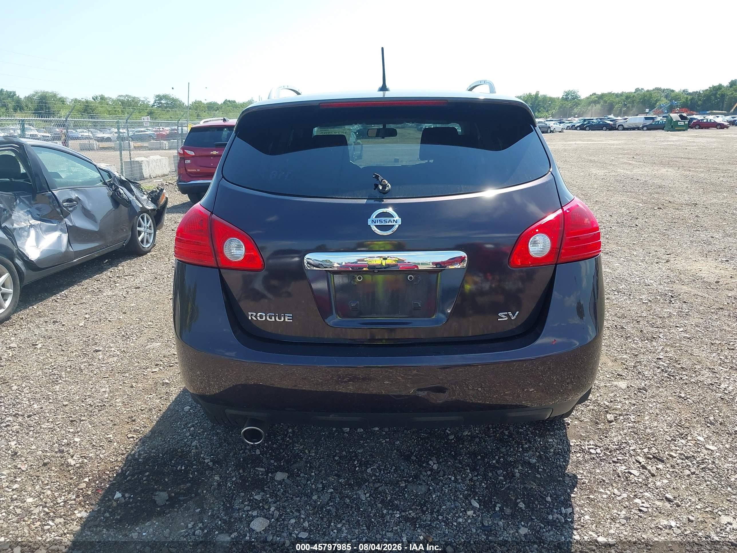 2013 Nissan Rogue Sv Black vin: JN8AS5MTXDW026631