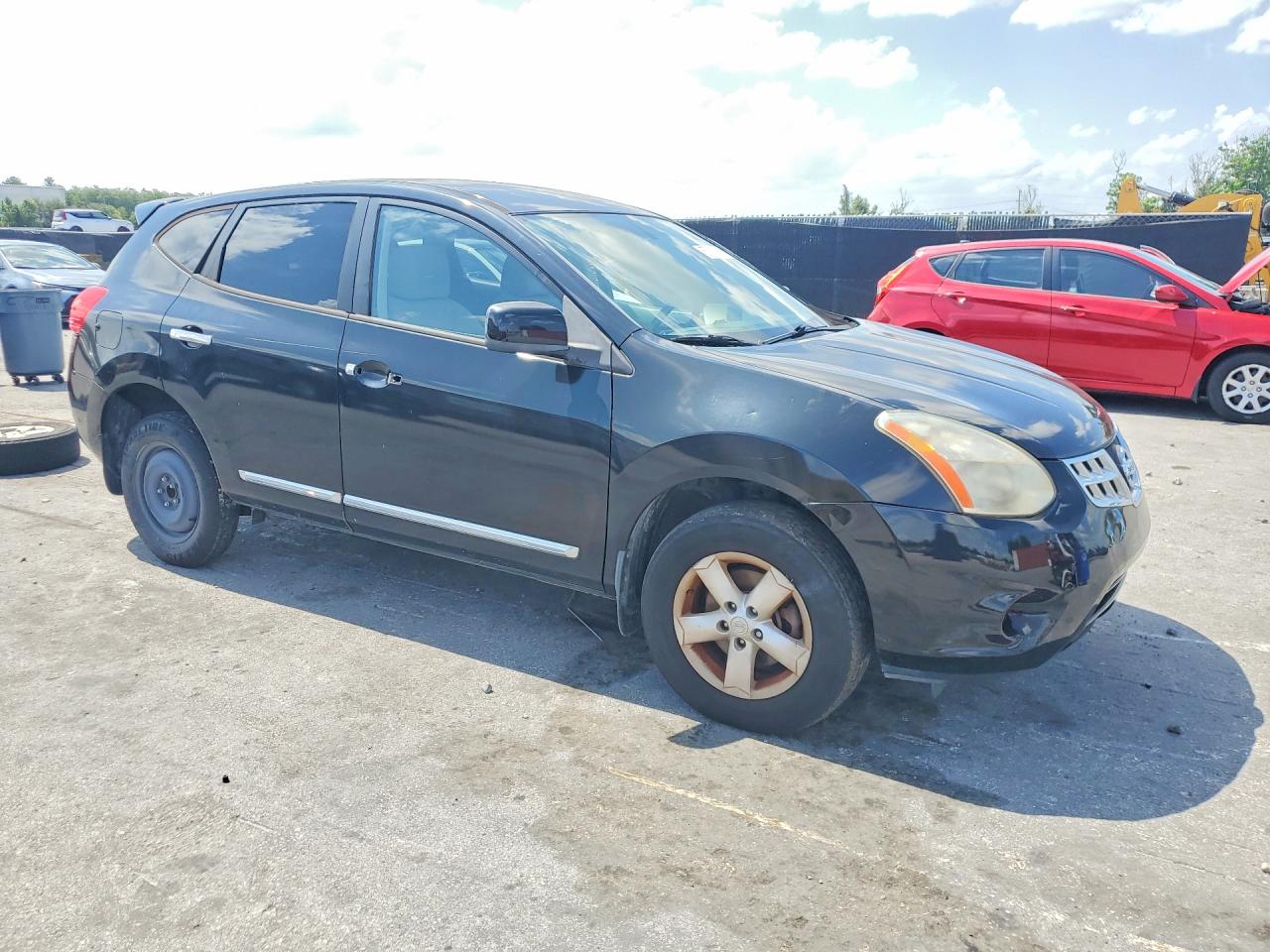 2013 Nissan Rogue S Black vin: JN8AS5MTXDW028878
