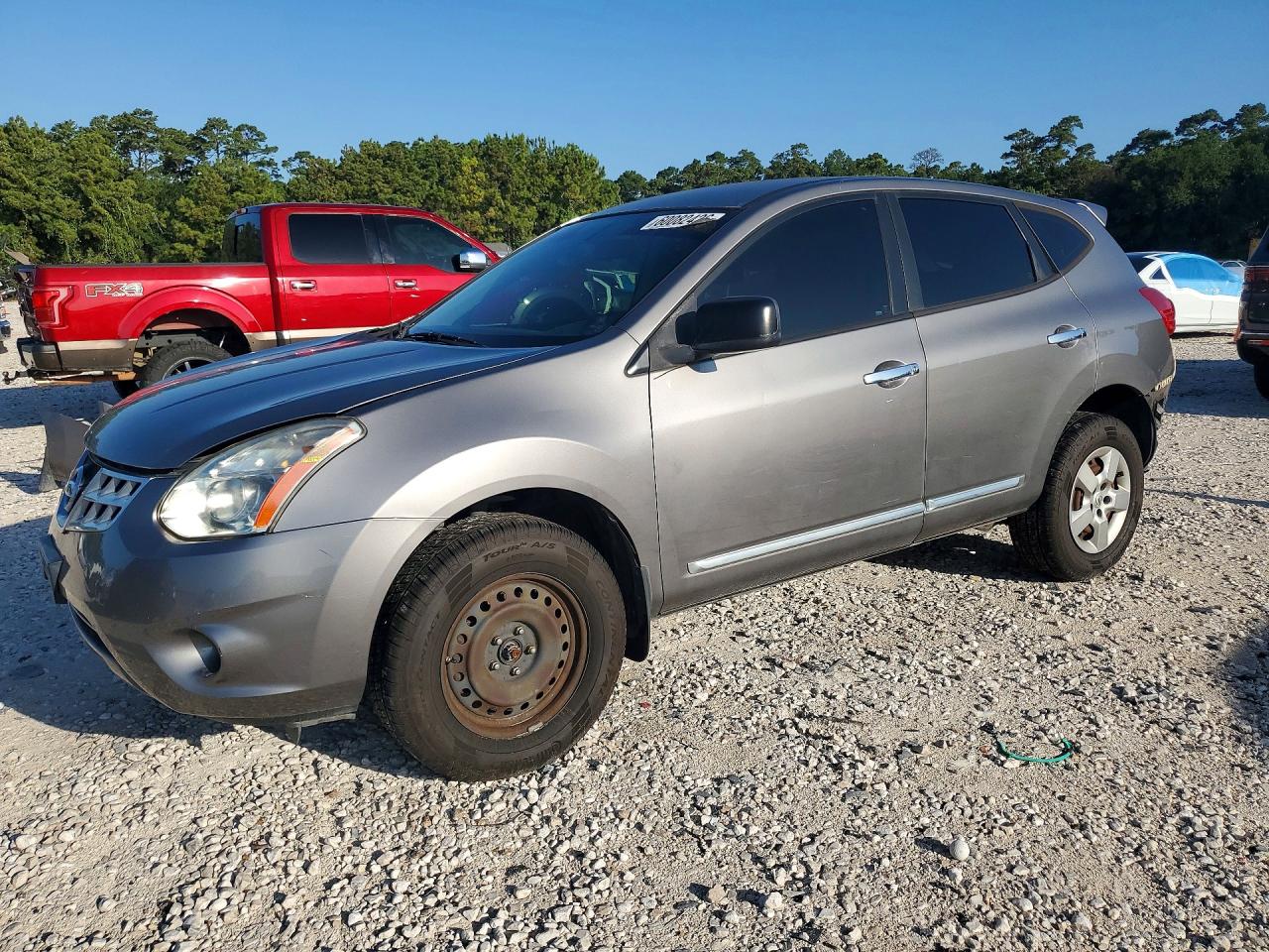 2013 Nissan Rogue S Gray vin: JN8AS5MTXDW031067